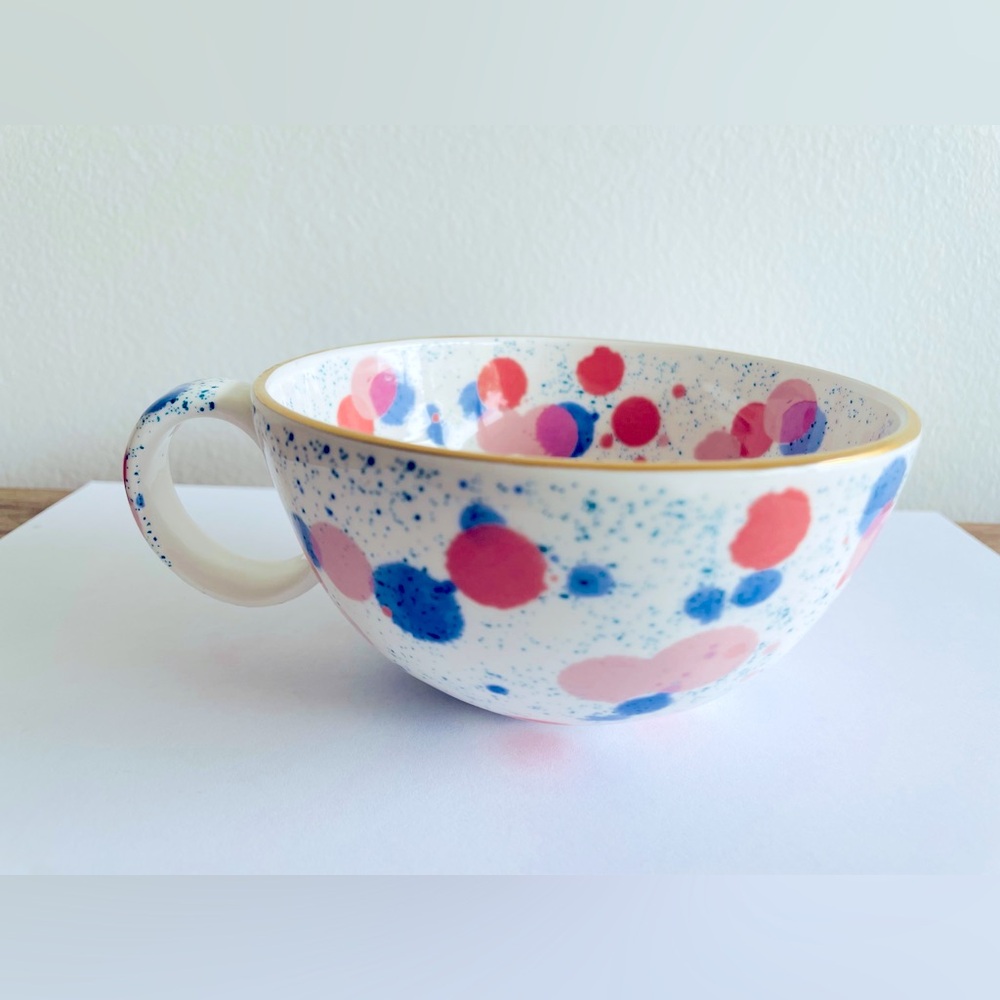 New! Discontinued Anthropologie Mela Tea Cup. Perfect for your summer hosting!